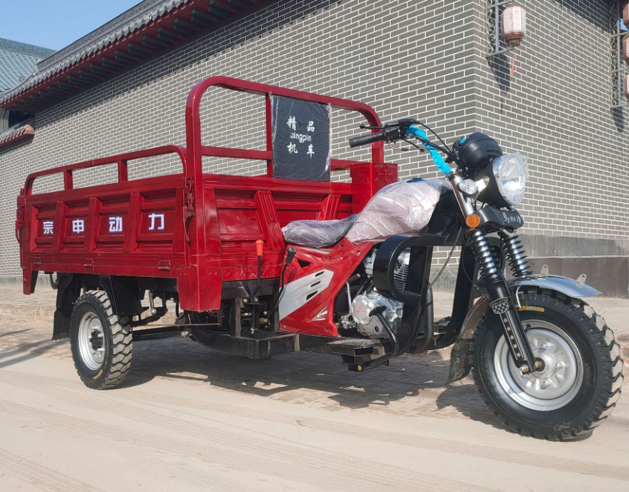 2021 New Model Gasoline Motorized Tricycle Popular Adults Motorcycle 175 Cc 200 250 Cc Gasoline Cargo Tricycle For Sale 